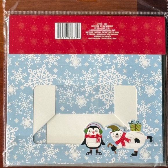 6 Holiday Cookie Boxes with Stickers - NWT - Picture 6 of 11